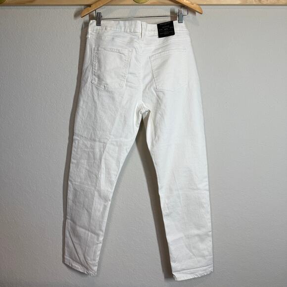 Women's Banana Republic Ivory Girlfriend Low Rise Denim Jeans Size 30 NEW - Picture 8 of 9